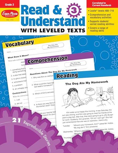 R&u, Stories & Activities Grade 3 (Read & Understand With Leveled Texts)